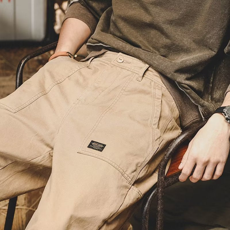 Men's Loose Fit Cargo Pants | feature highlight close