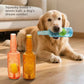 A blue TPR chew toy for dogs and cats, part of a soft rubber pet toy assortment