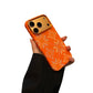 Diamond pattern magnetic iPhone case, matte frosted back with the diamond motif