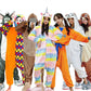 Flannel Cartoon One-Piece Animal Pajamas