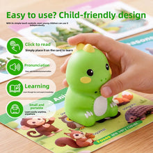 Dinosaur Talking English Word Reader for Kids with Word Cards and Stickers