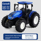 Green toy tractor and matching farm trailer from the 1:24 remote control farm range