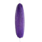 Rolled up exfoliating bath net shown on a plain background