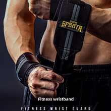 Elastic Weightlifting Wrist Wraps with Thumb Loop, Sold in Pairs