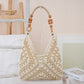 Woven Straw Shoulder Bag, Everyday Bag for Busy Day, Simple Errand, daily routine with Practical Value, Cleaner Use, and E...