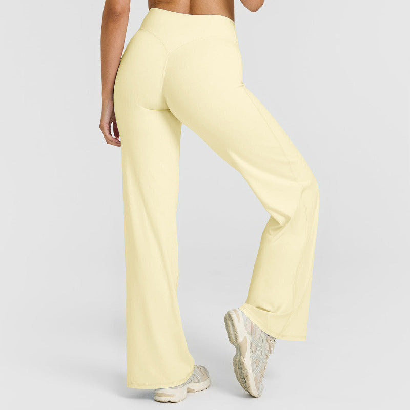 High-waist yoga pants color variant standing pose