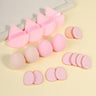 18pcs Pink Makeup Tools