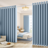 Serene Blue / wall is 0.7 -1.1 curtain height 1.5m
