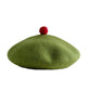 High quality wool beret women wool felt painter hat Autumn Winter