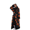Pumpkin Long Notched Robe