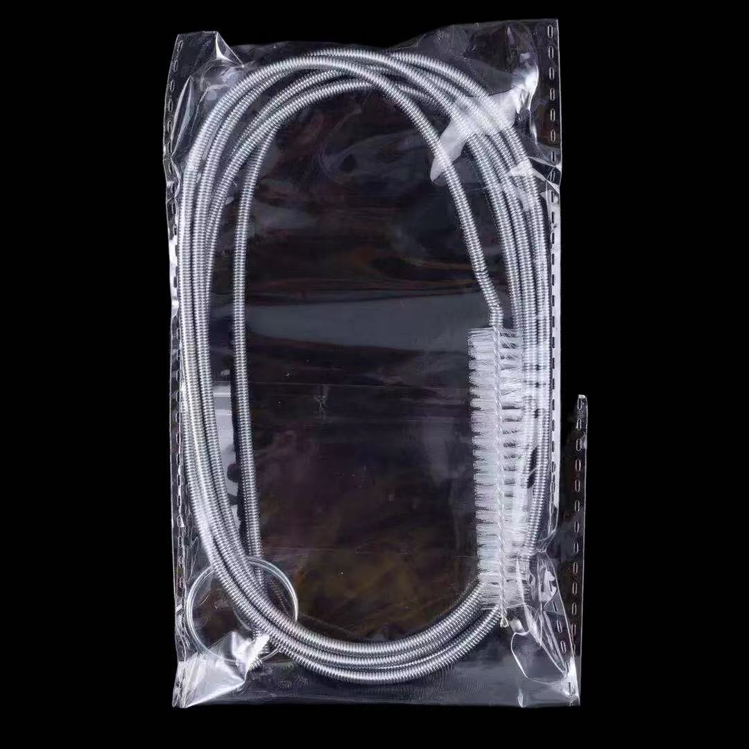 1.5m SpringBrush option: flexible spring brush with a brush head in a clear bag