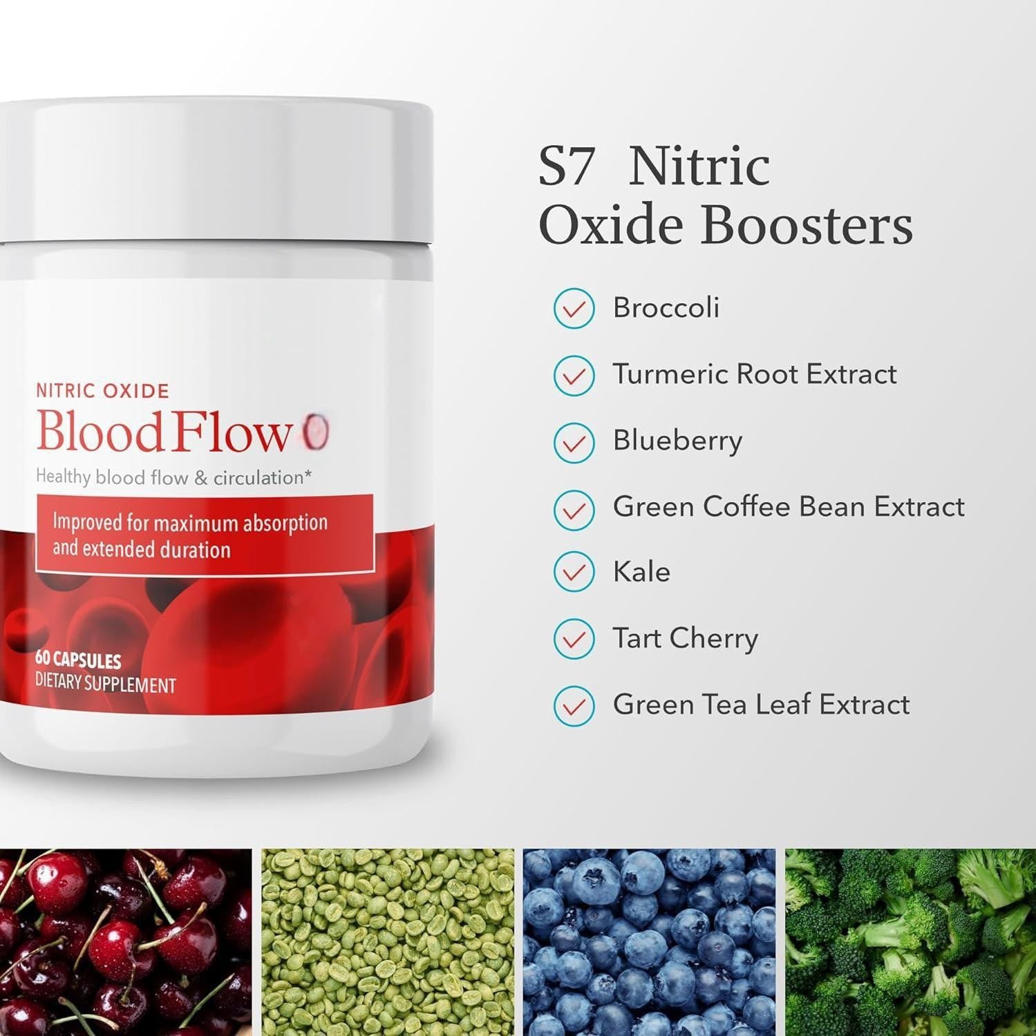 Nitric Oxide Dietary Supplement | side profile detail
