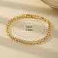 Zircon Gold Plated Leaf Design