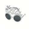 Happy Birthday Round Silver Plated