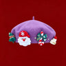 Santa beret-purple