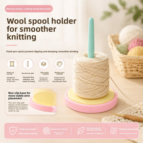 Rotating Yarn Spool Holder for Knitting and Crochet