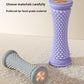 Foot massage roller shown beside a hand for a sense of its compact size