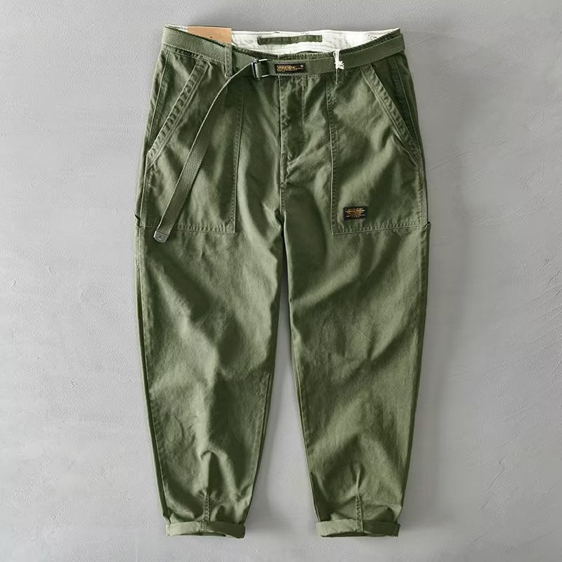 Men's Loose Fit Cargo Pants | product flat lay overview