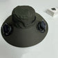 Solar Usb Fan Hat with Dual | scale reference