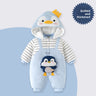 Warm Cotton Stripe Penguin