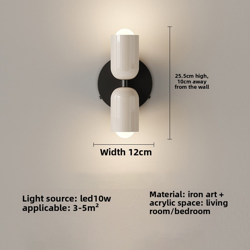 Double head color bedside lamp | product on the move