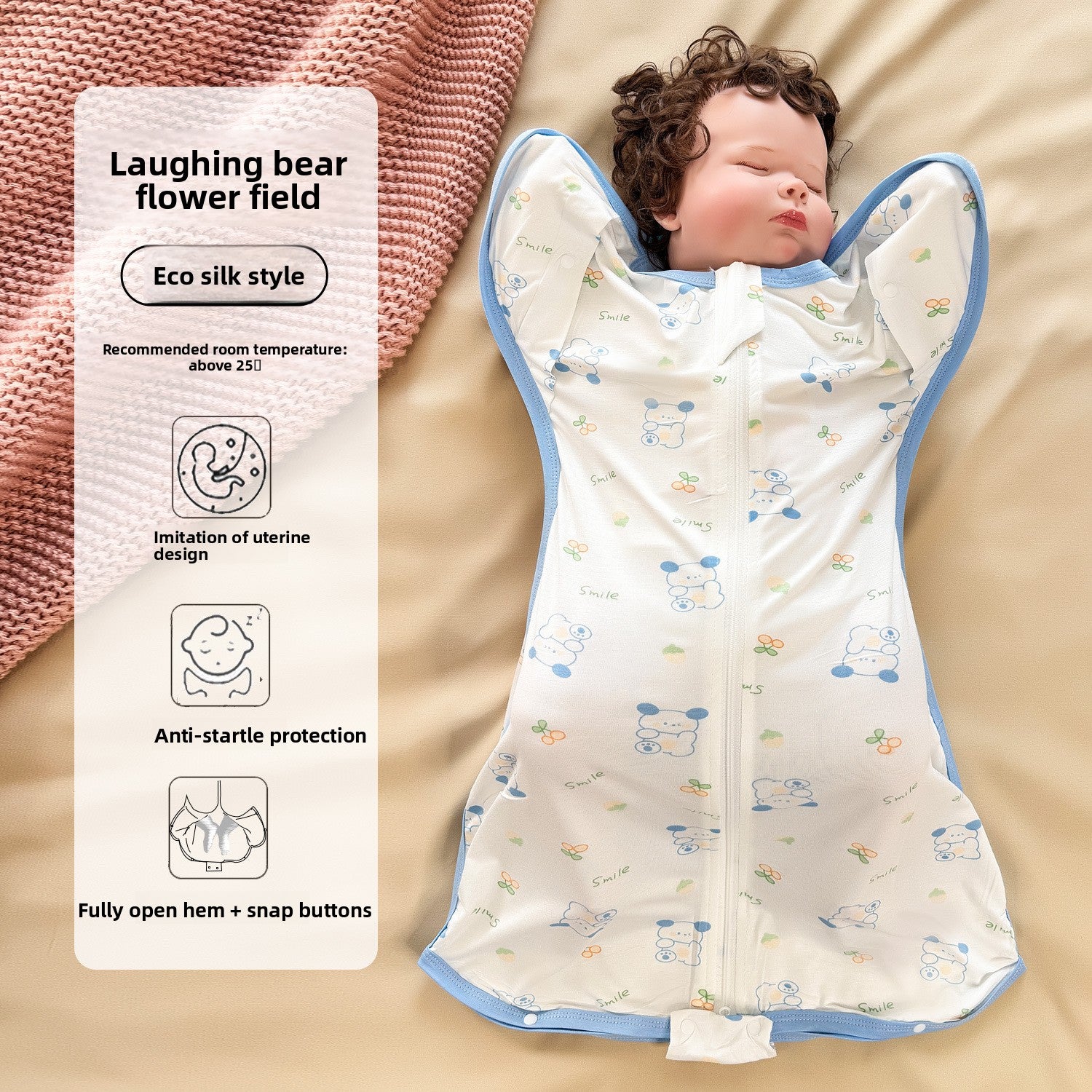 Baby Swaddle Sleeping Bag | carry comfort shot