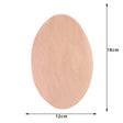 Elastic Oval Skin Tone 12x18cm