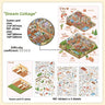 Dream villa with positioning line / Stickers*3 scene card*1