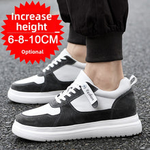 Men's Low-Top Platform Sneakers with Hidden 6, 8 or 10 cm Insole Lift
