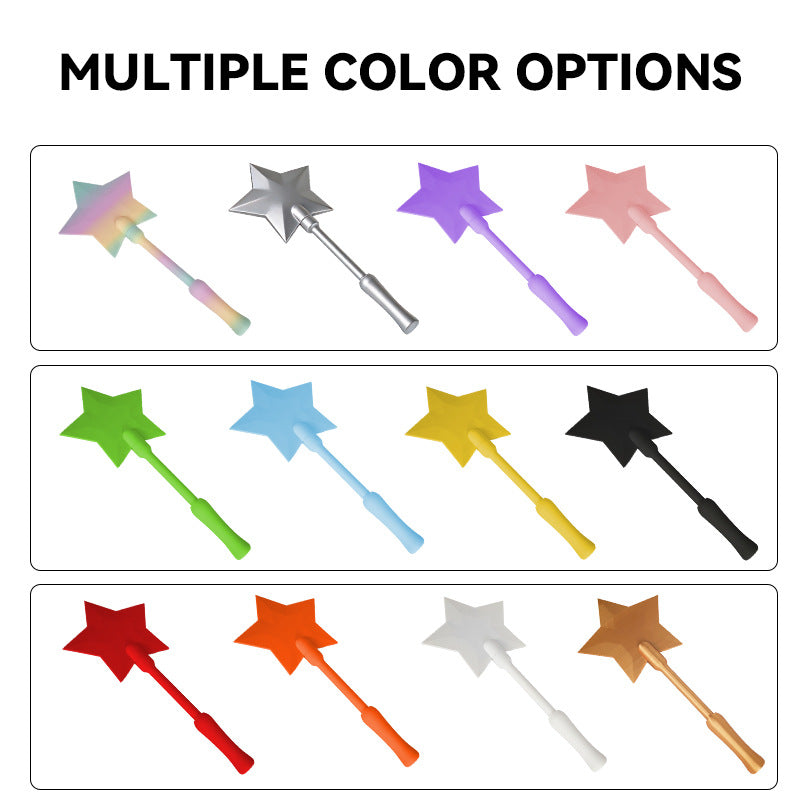 3D Printed Magic Wand Decor | 28cm size on bookshelf lifestyle