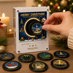 Light-Up Rotating NFC Music Player Fridge Magnet