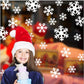 Christmas Snowflake Electrostatic Wall Stickers