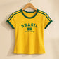 Short-sleeve round neck