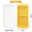 2 Cavities 29 cm Tray, Yellow