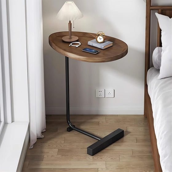 Modern C Shaped Sofa Side Table