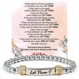 Silver beads and gold diamond ring