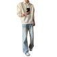 Light blue loose-fit jeans