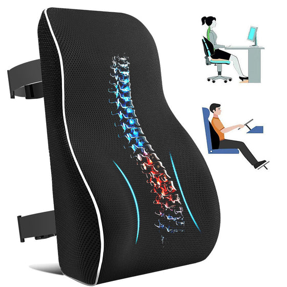 Slow Rebound Memory Foam Lumbar Back Cushion