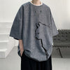 Linen Blend Short Sleeve - Blue