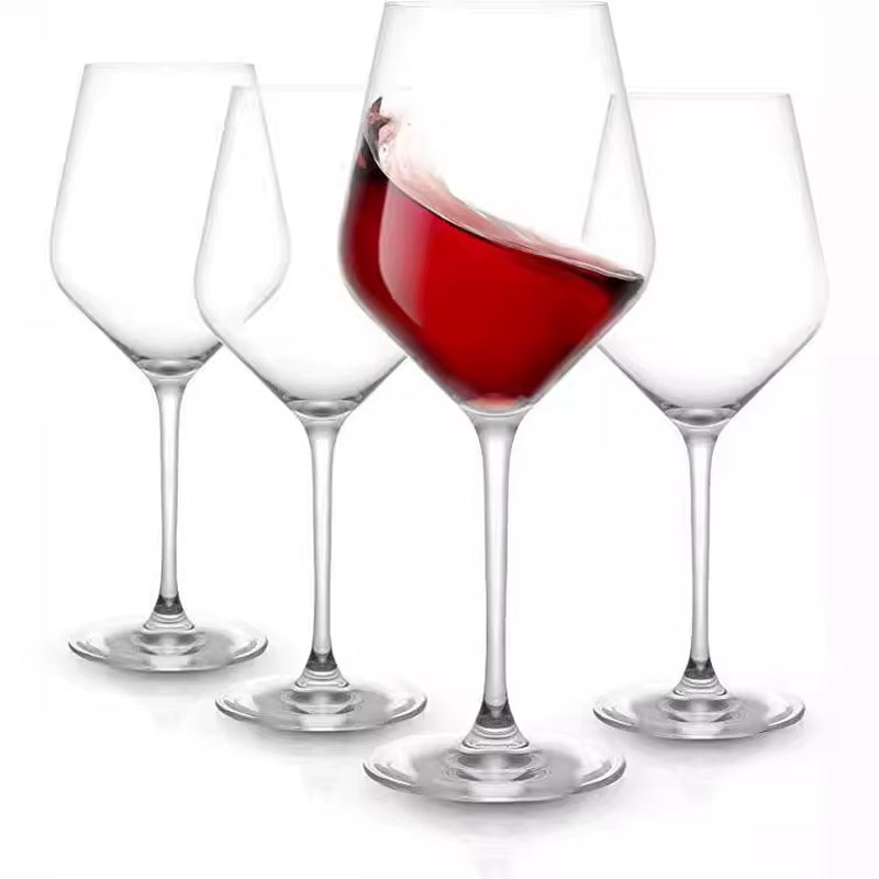 Clear Unbreakable Plastic Stem Wine Glass Cups Home Bar Accessories Goblet Vasos De Cristal Para Bar Tumbler Cups in Bulk