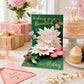 3D Pop-Up Greeting Card with Laser Engraving