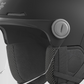 Detachable ear flaps and chin strap on the open face half helmet