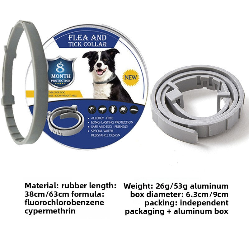 Cat and dog tin box packaging for the essential oil pet collar