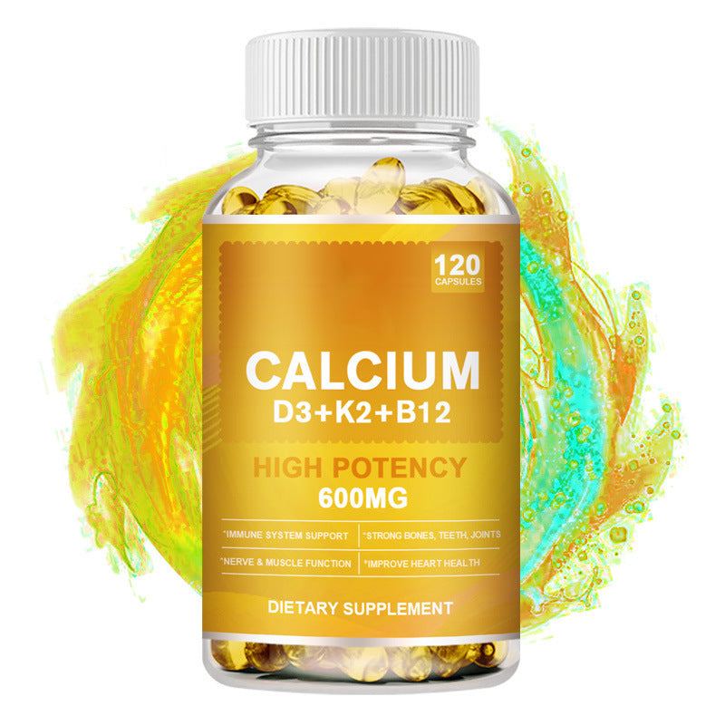 Calcium Soft Capsules Supplement | front view product shot