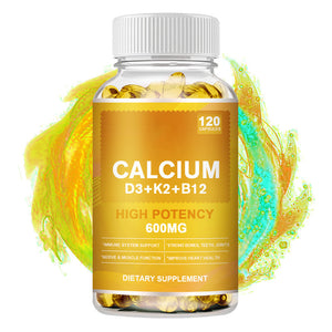 Calcium Soft Capsules Supplement | front view product shot