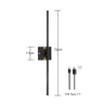 Standard-Touch-Fernbedienung MagCharge / Schwarzes Quadrat 72cm