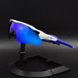 White Blue Frame Blue Lens