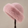 Imitation fur mongolian pink