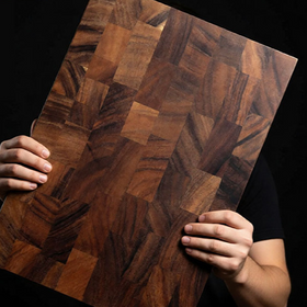 End Grain Walnut Wood Cutting Board