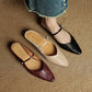 Womens Genuine Leather Wedge Sandals